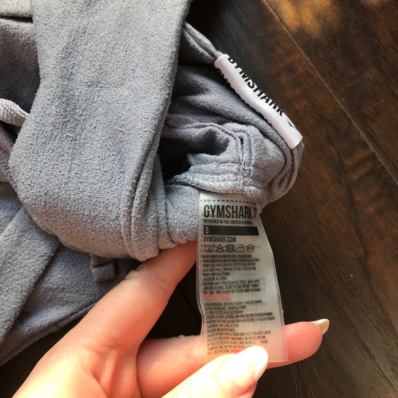 Gymshark Textured Blue Bra - Picture 5 of 9